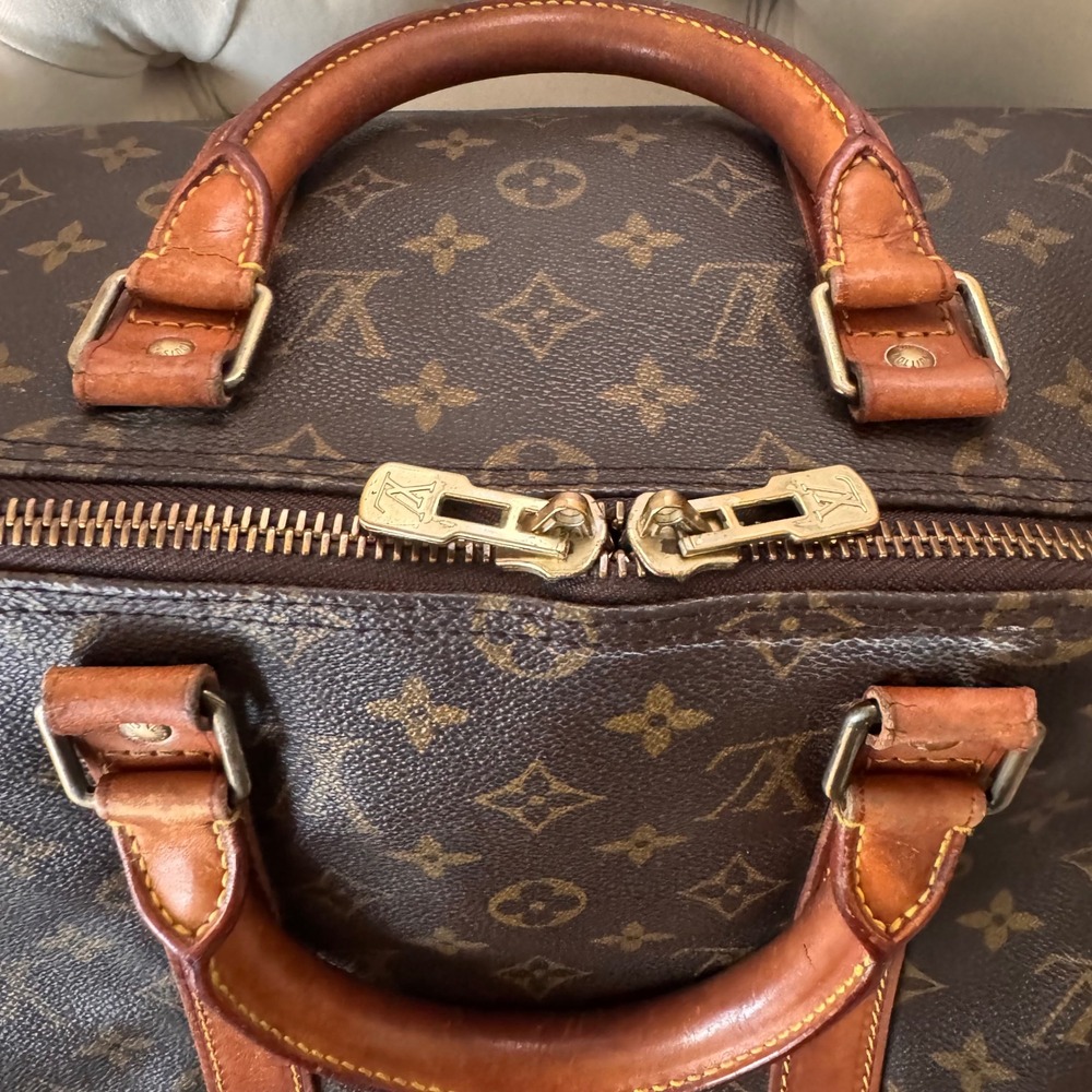 Louis Vuitton Brown Monogram Keepall Bandouliere 50 Duffel Bag - Picture 3 of 16